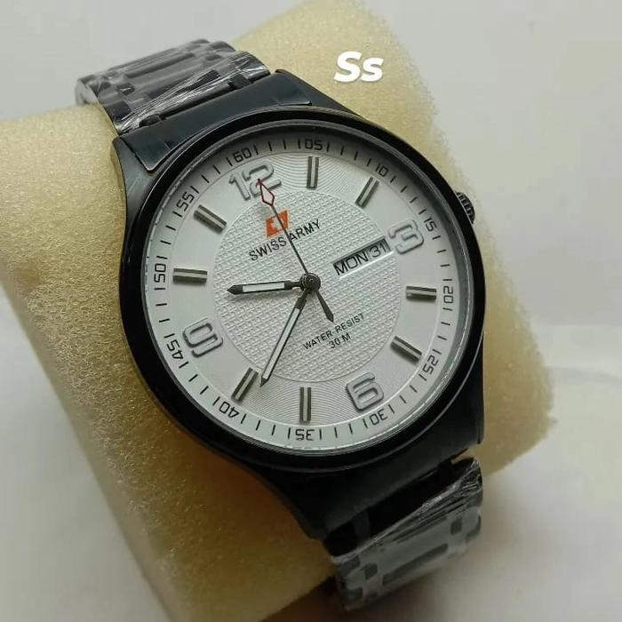 SWISS ARMY original 27148MA full black pria/wanita