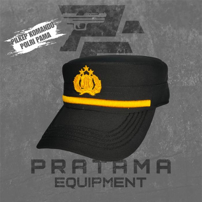 TOPI KOMANDO PAMA HITAM / TOPI KOMANDO / TOPI KOMANDO HITAM