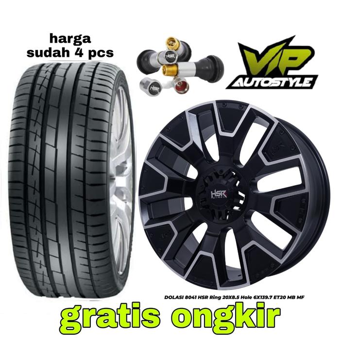 paket velg plush ban ring 20 untuk Toyota Grand Fortuner, Fortuner