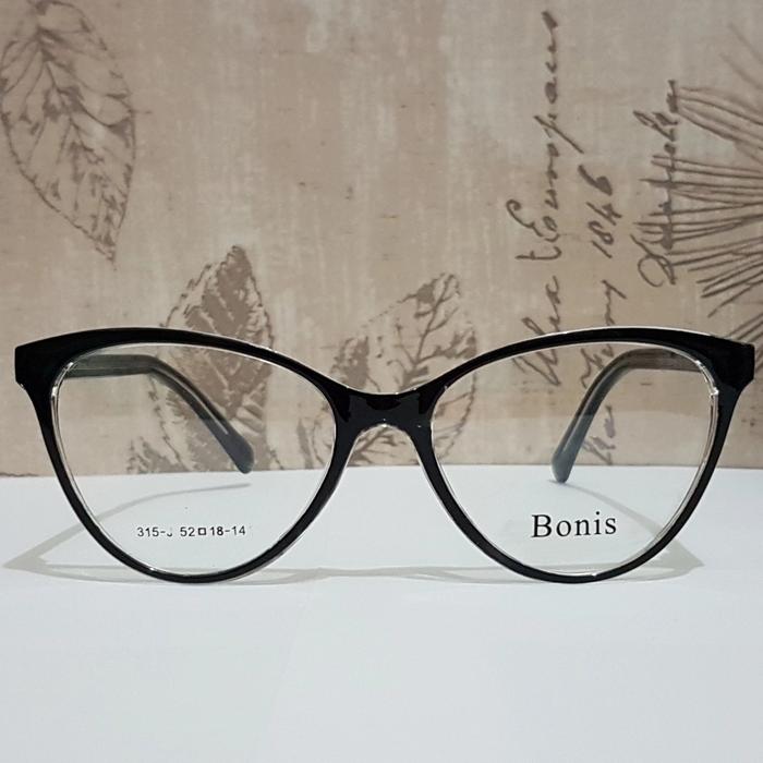 KACAMATA PHOTOCROMIC/BLUERAY/BLUECROMIC BONIS 315 HITAM BENING
