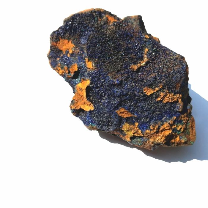 Deep Blue Azurite Druzy Sparkling Specimen Natural Gemstone Mineral