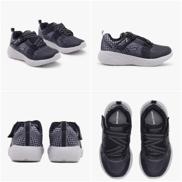 SALEEE 100% Original Skechers Gorun 600 Tuxto BLACK Boys Sneakers