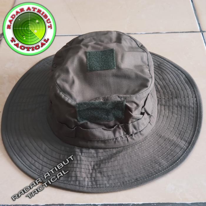 Topi Rimba Premium Tactical Hijau Brimob Hat