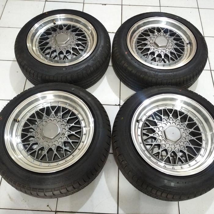 velg celong bbs ring 15 lebar 7/8 lubang 4 ban 185 55 r15 phi thn 2022