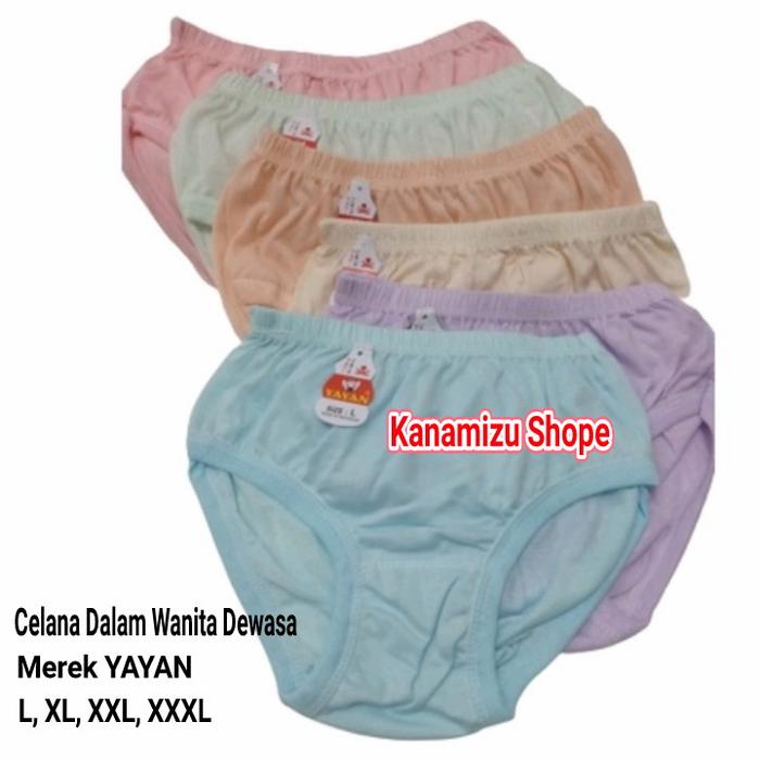 3Pcs Celana Dalam Wanita / CD Wanita Dewasa Merek YAYAN