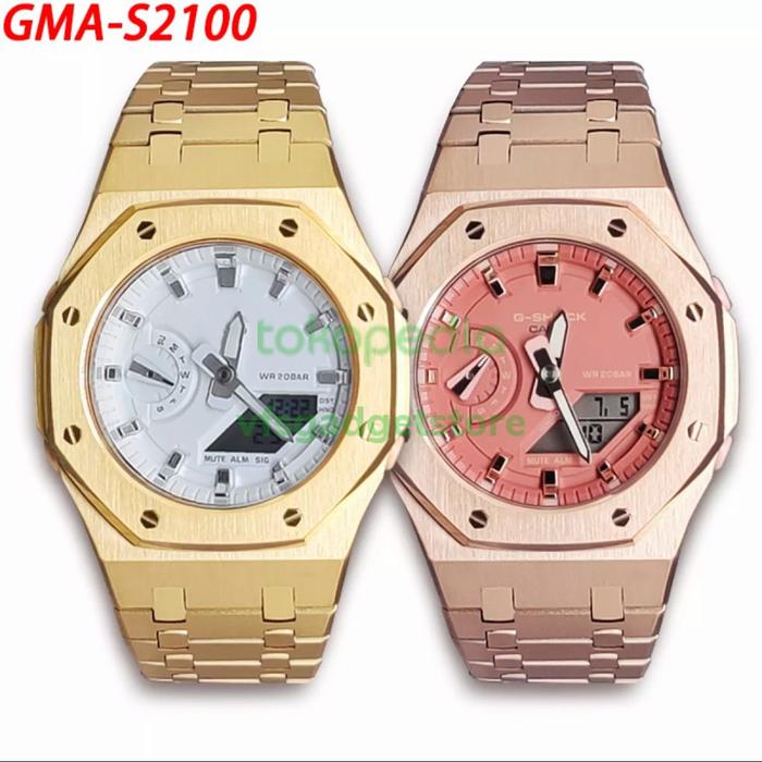 Bezel Strap metal metal bracelet g shock GMA S2100 series