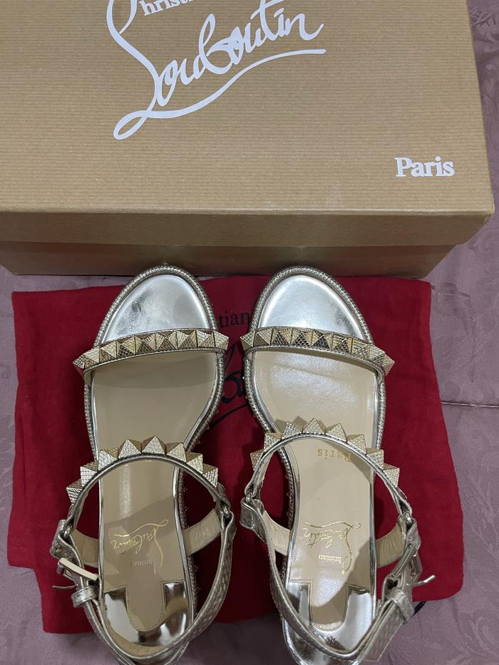 christian louboutin wedges original preloved
