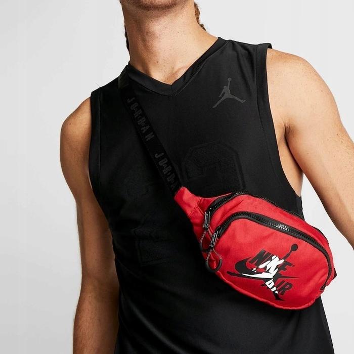 Tas selempang Slig Bag Pria Nike Jumpman Classic Red Original