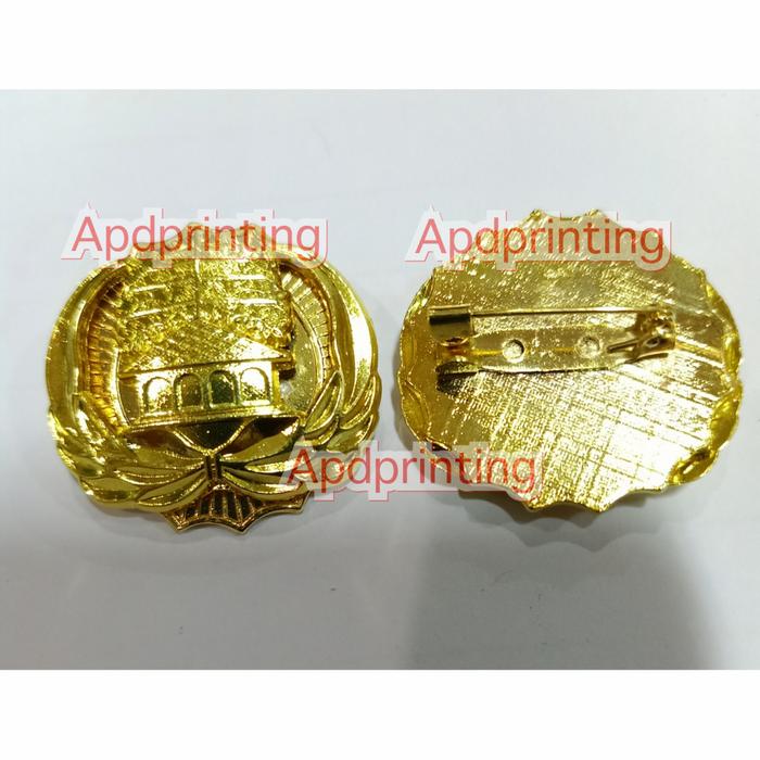 Pin KORPRI Kembang Tumpuk Asli ORIGINAL 100% PENITI Kuningan PREMIUM