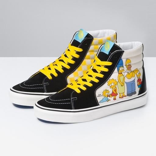 VANS SK8 HIGH X SIMPSONS THE SIMPSONS 1987 ORIGINALS