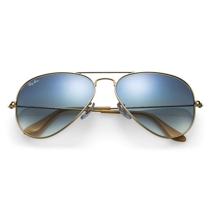 Rayban RB3025 001/3F Gold Light Blue Gradient Size 58mm