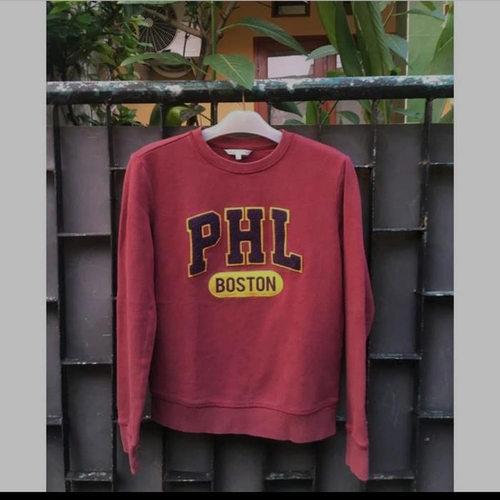 thrift crewneck polham Boston second