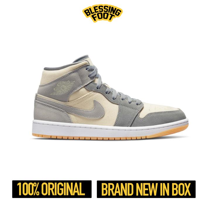 Air Jordan 1 Mid SE Coconut Milk / Particle Grey / White ORIGINAL BNIB