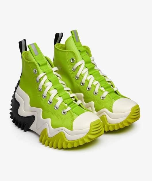 Converse Run Star Motion Hike Street Utility Platform Hi Lime Twist
