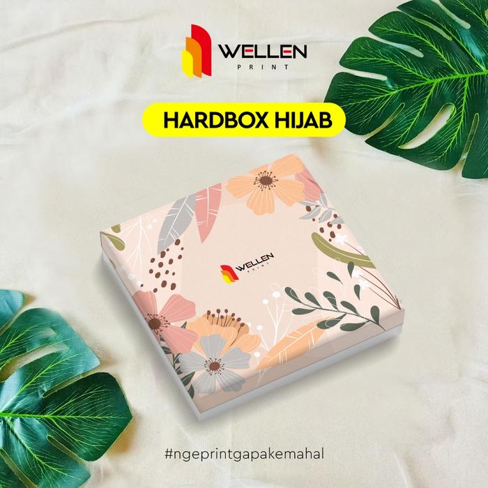 WELLEN PRINT - Hardbox Packaging Hijab Custom Print Kotak Hampers Jilbab Eksklusif