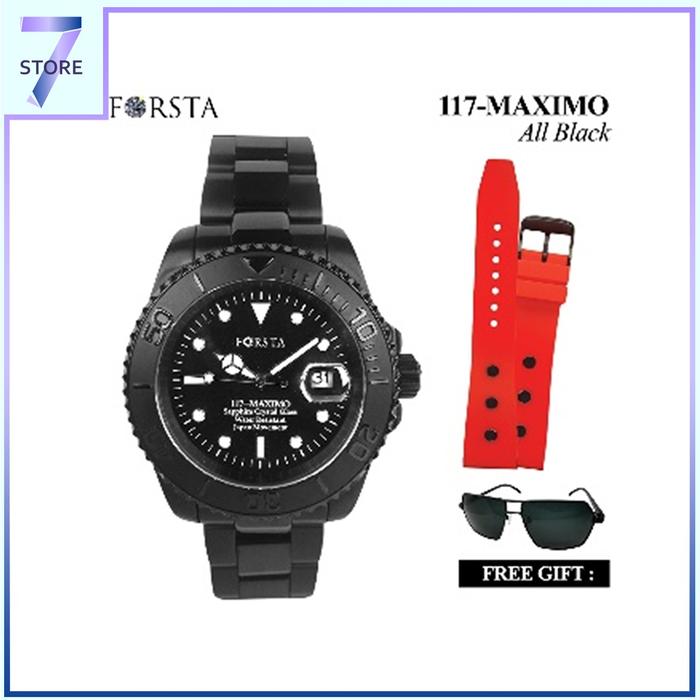 Jam Tangan Forsta Maximo All Black PRIA Forsta MAN ORI