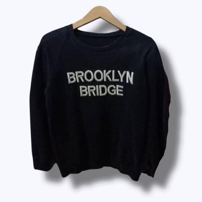 thrift crewneck MLB Brooklyn bridge second
