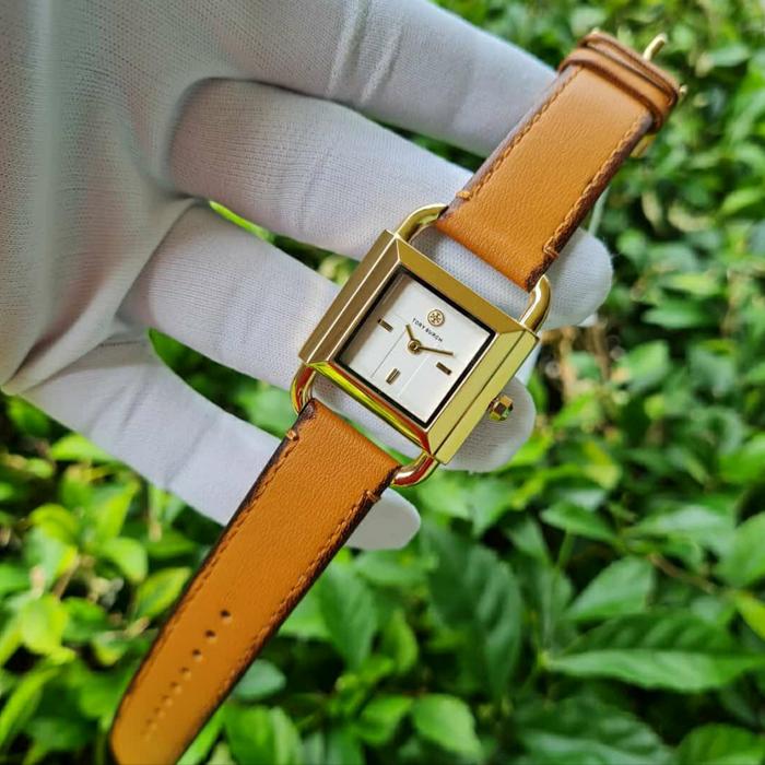 Jam Tangan Wanita Merk Tory Burch TBW7200 TBW 7200 Kulit Original 30mm