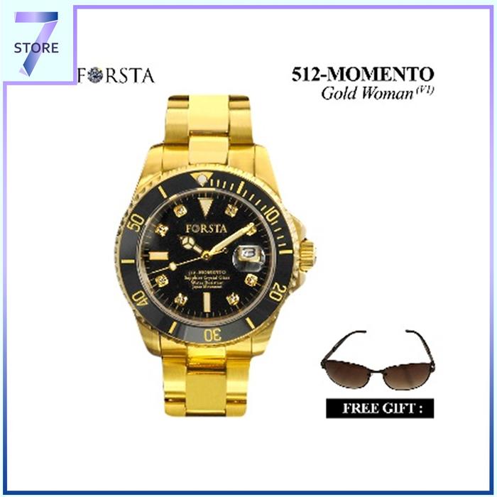 Jam Tangan Forsta Momento Gold Woman Wanita jam tangan forsta wanita