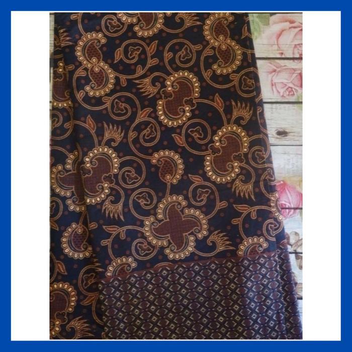 kain batik asli pekalongan warna coklat