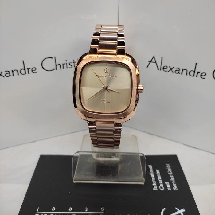 Jam Tangan Wanita ORIGINAL Alexandre Christie Ac 2982 LH Stainless