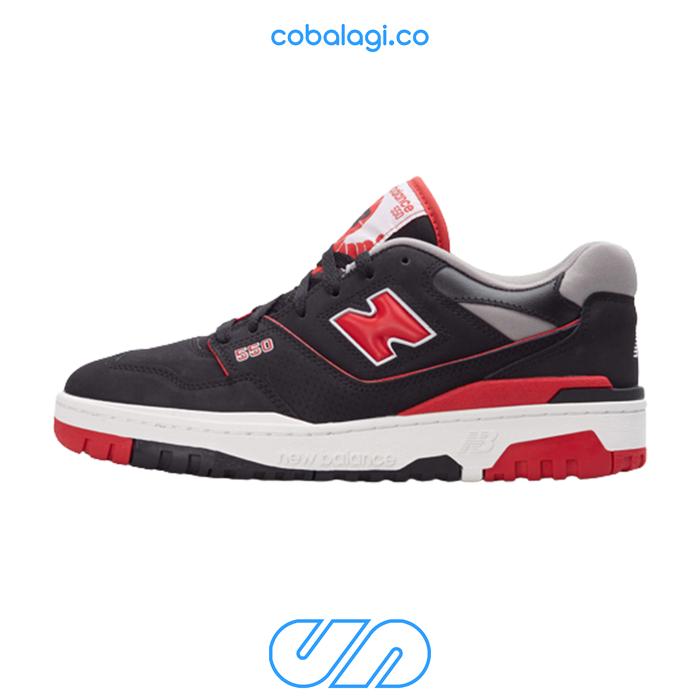 New Balance 550 Black Red ORIGINAL RESMI BNIB NB550