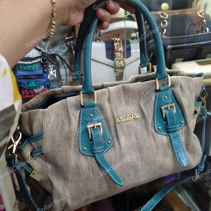 tas wanita seken selempang shoulder bag carlo rino tosca second brand