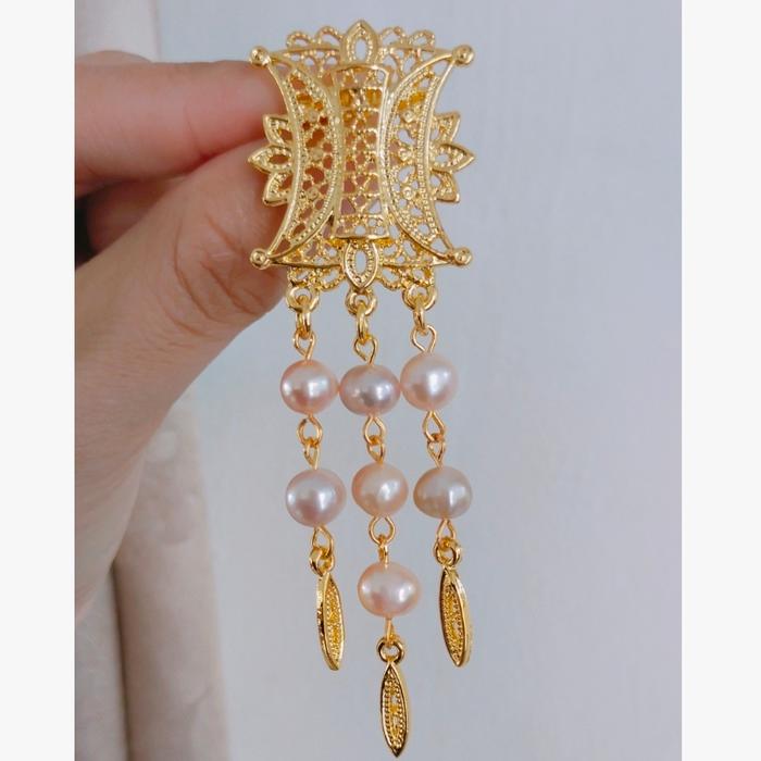 Bros Dada Bros Kebaya Kecil Mutiara Air Tawar Asli Lombok *826