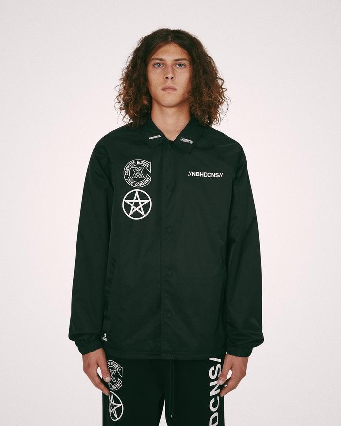 Original Neighborhood x Converse black coach jacket