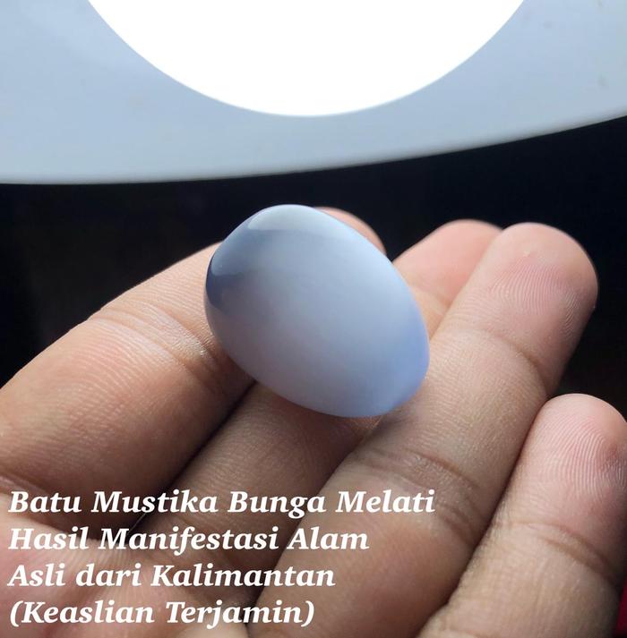 Batu Mustika Bunga Melati 09 Asli Dan Langka dari Kalimantan
