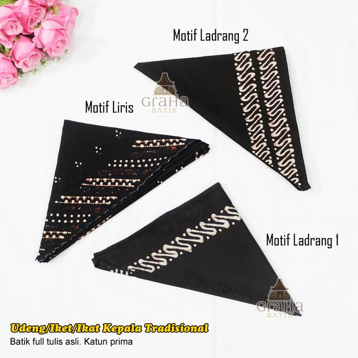 Iket Udeng Ikat Kepala Batik Bakaran Pakaian Baju Adat Pati