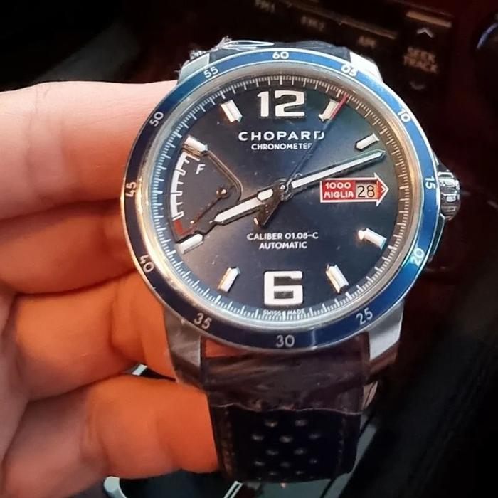 Chopard mille miglia gts power blue limited 500 pcs