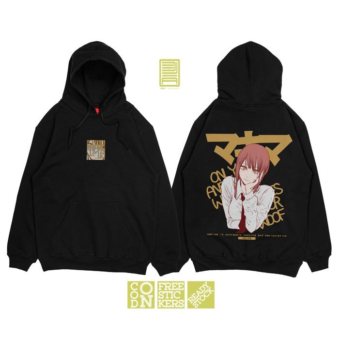 HOODIE MAKIMA CHAINSAW MAN CONTROL DEVIL MAKIMA IS LISTENING ANIME DJA