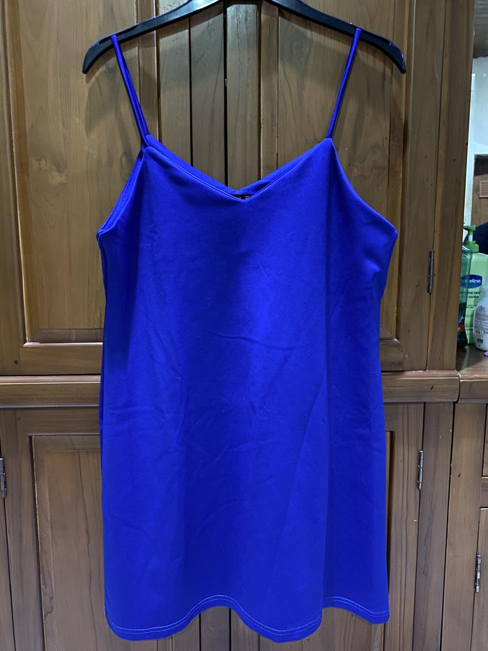Preloved dress biru BCA