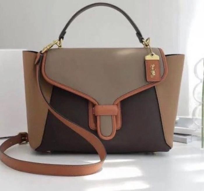 COACH COURIER CARRYALL IN COLORBLOCK ORIGINAL / TAS WANITA HAND BAG
