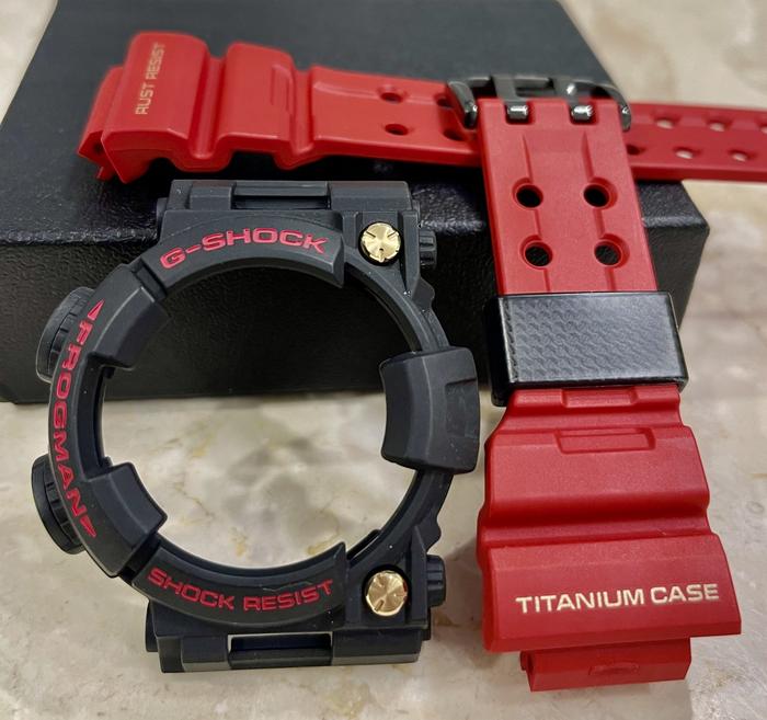 BnB Band and Bezel Frogman GWF-T1030A + Gold Rivet GF/GWF-1000