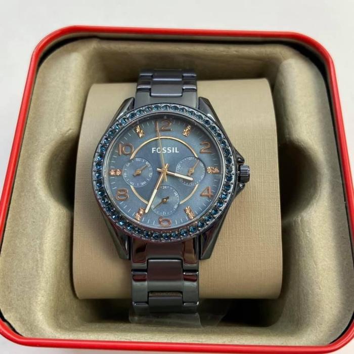 FOSSIL ES4294 Riley Blue Dial Ladies Watch