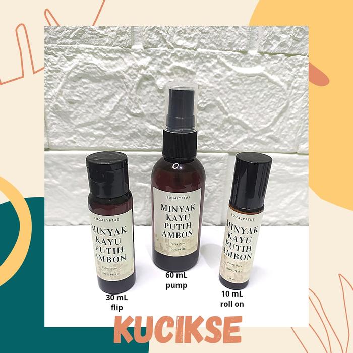 Paket minyak kayu putih ambon eucalyptus oil 3 botol