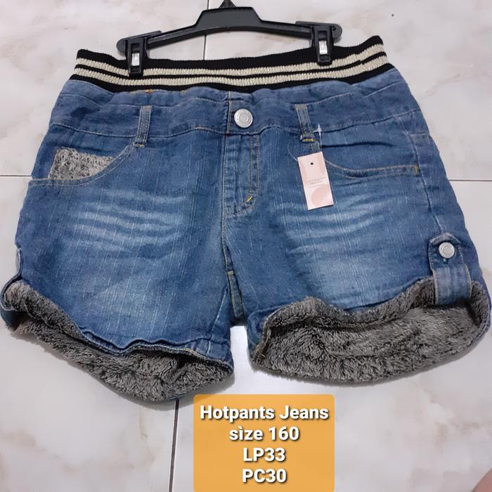 Hotpants Celana Jeans pendek wanita preloved brand Import