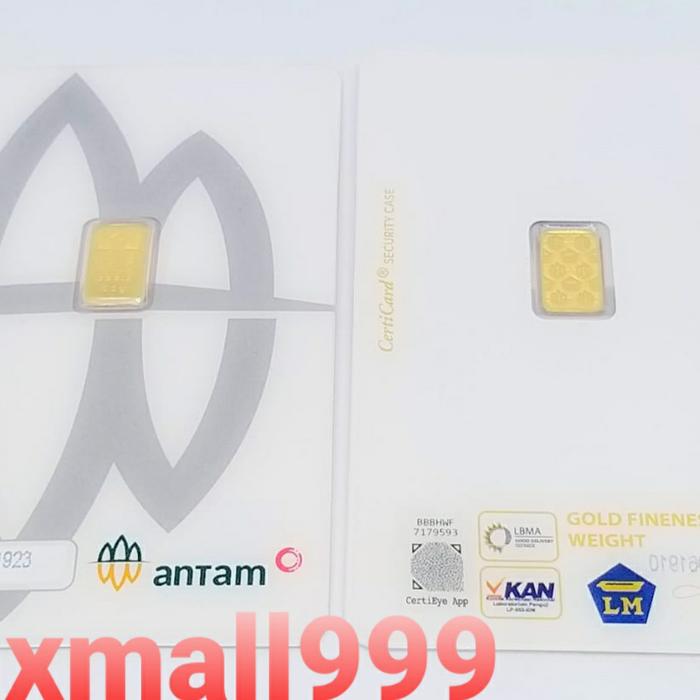 LM ANTAM 1 GRAM/LOGAM MULIA 1GR/ EMAS BATANGAN 1GRAM TERBARU