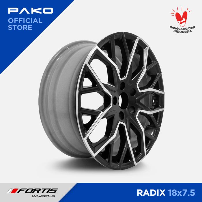 Velg Mobil Fortis Wheels Radix Ring 18 - Pako Wheels