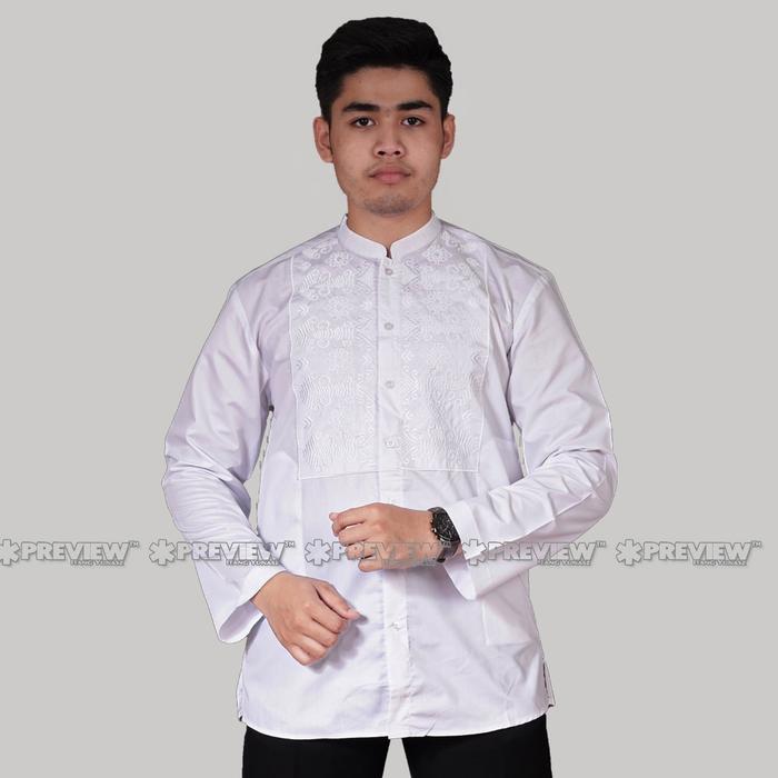 Baju Koko Preview by Itang Yunasz Lengan Panjang / Koko Bordir PVP 20