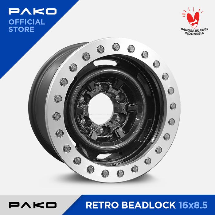 Velg Mobil Pako Wheels Retro Beadlock Ring 16 - Pako Wheels