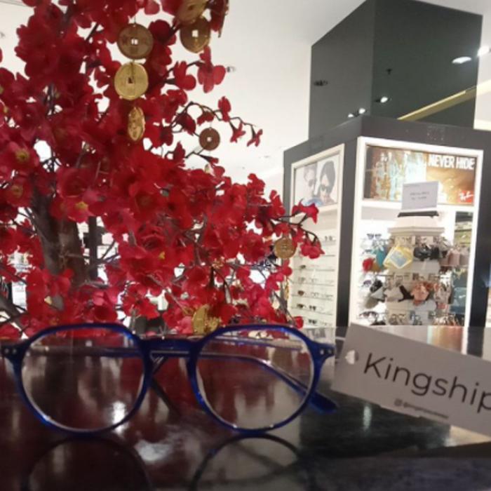 Kingship Dark Blue Clear Kacamata