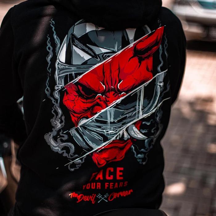 HOODIE | PROSTREET | DEVIL INSIDE | BLACK | NEW | ORIGINAL