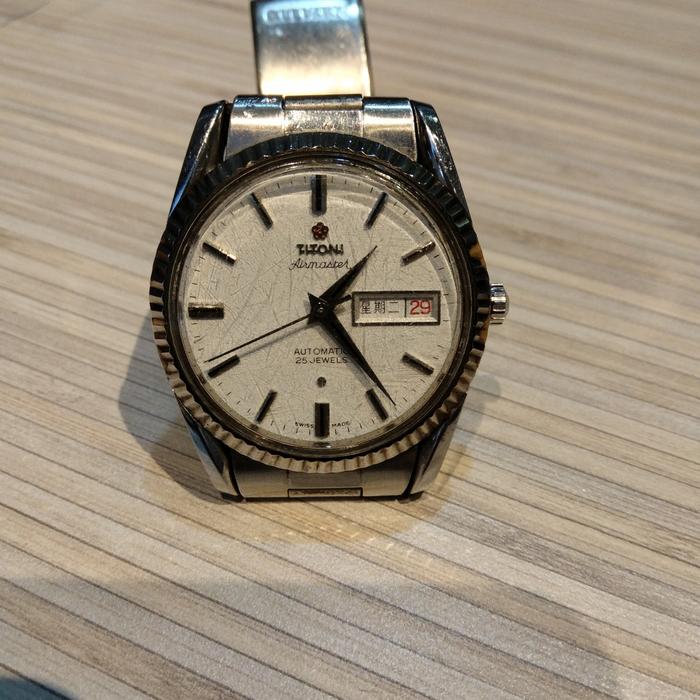 titoni airmaster 25 jewels Pre Loved jam tangan