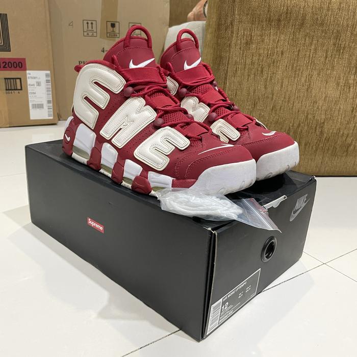 Nike Uptempo Supreme Red ORIGINAL (NEGO) Size 46