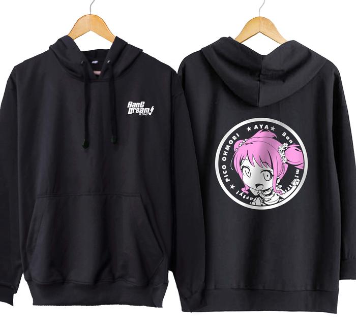 Jaket hoodie jumper japan game AYA MARUYAMA CHIBI - BANG DREAM
