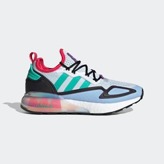 Adidas Women ZX 2K Boost Shoes Sky Mint Original