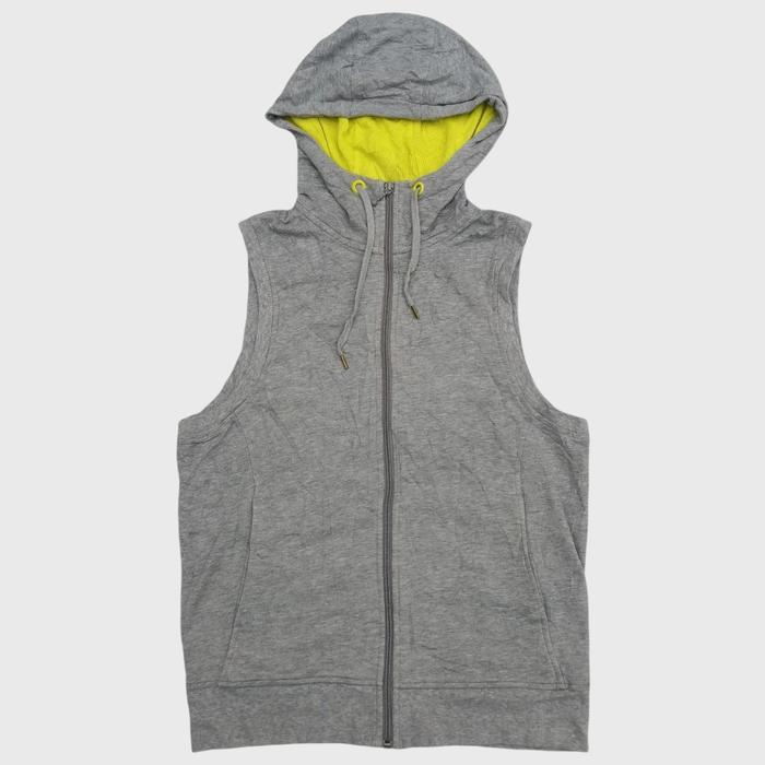 rompi wanita uniqlo original japan fleece hoodie jacket running bike